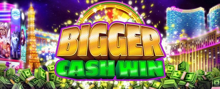 Bigger Cash Win is a Classic-style 3 Row, 3 Reel, 5 Payline pokie with Enormous Prizes up to 5,000x your stake of offer!
