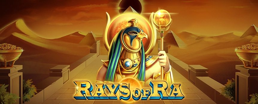 Play the Rays of Ra online slot and travel back in time to ancient Egypt. Meet the mighty sun god Ra and see if he’s got any bonuses to share with you.